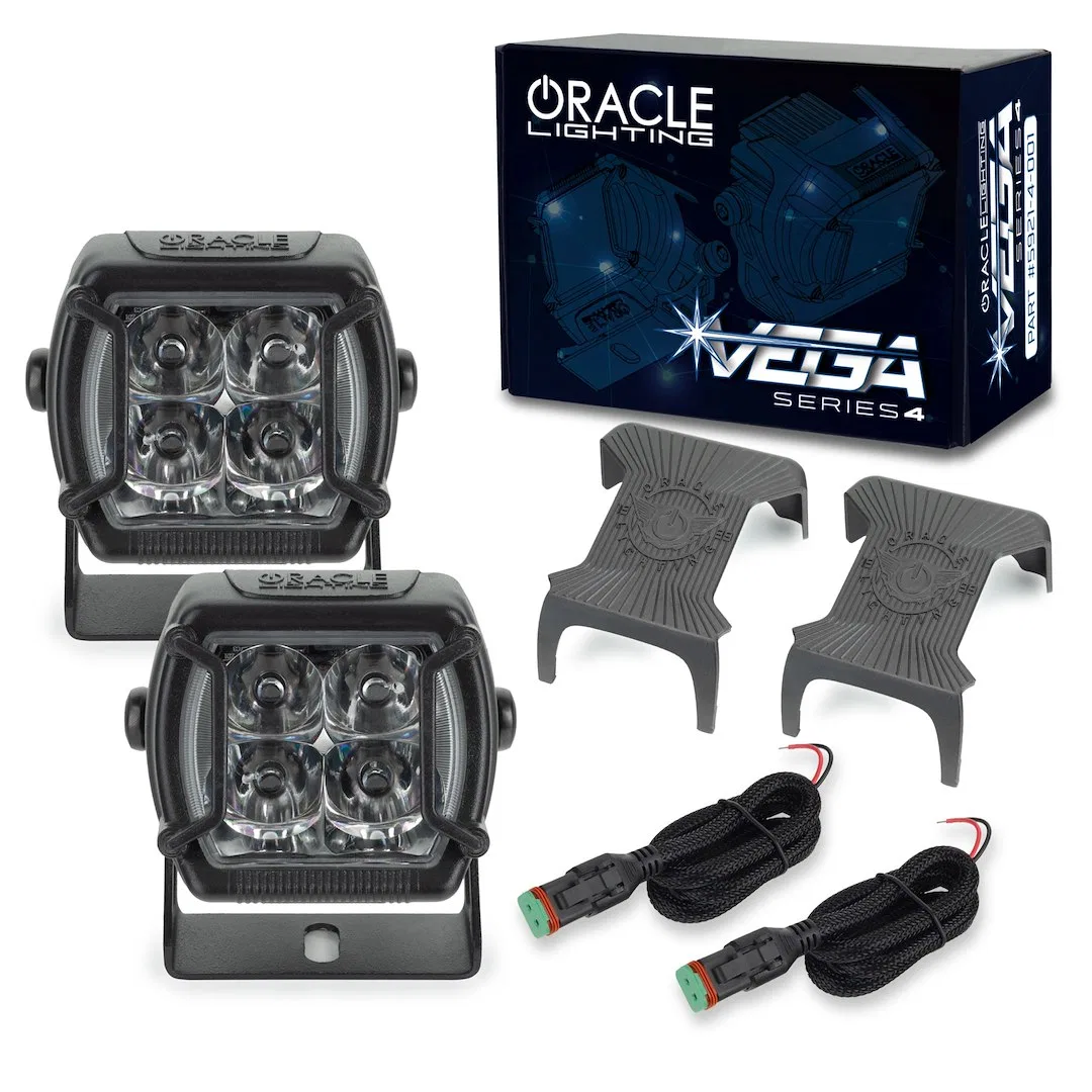 5921-4-001 – ORACLE LIGHT Spotlight, 40 Watt LED Powder Coated Aluminum Housing White 1.5 Amps Polycarbonate Lens 400...